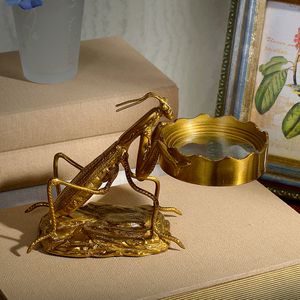 Loupe en métal animal en laiton de luxe européen de haute qualité Artisanat <span class=keywords><strong>Art</strong></span> créatif Design Ornement de salon - Product Image 1