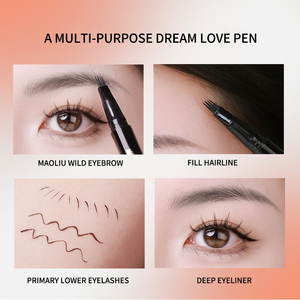 Crayon pour les yeux et les cils, marque privée, nouvelle fonction, cosmétique, crayon pour les yeux, adhésif magique pour les cils, eyeliner pour les cils inférieurs - Product Image 6