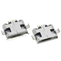 Cable de cinta laminado MICRO 1.0 con dos pines para conexión, conector de micrófono SMD MK5P, toma de carga, toma USB