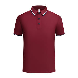 เสื้อโปโลผ้าไนลอน20% สแปนเด็กซ์สำหรับใส่เล่นกอล์ฟของผู้ชายผ้าสแปนเด็กซ์มี80% โลโก้170gsm OEM พิมพ์ลายถักโลโก้ - Product Image 6