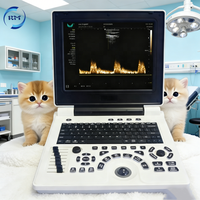 Professionelles Schwarz-Weiß Veterinär-Ultraschallgerät mit 12,1 Zoll Display für Tiere