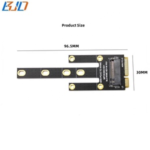 도매 미니 PCI-E MPCIe에서 M.2 NGFF 키-M 슬롯 NVME 2280 M2 SSD 변환 어댑터 카드 재고 있음 - Product Image 2