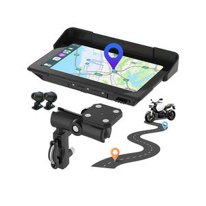 Navigateur GPS Motorlover 7 pouces avec écran tactile sans fil, double 1080P, Carplay, Android <span class=keywords><strong>Auto</strong></span>, moto, voiture, Android 14.0, design Cyberpunk - Product Image 1