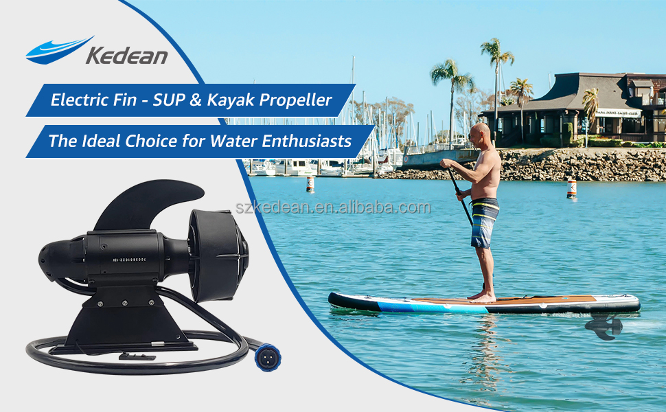 Moteur Sans Balais 800W Pour Kayak - Poussée 250 Kg (2 Unités) - 12-24V, Léger (290g) - Propulseur Sous-marin Silencieux