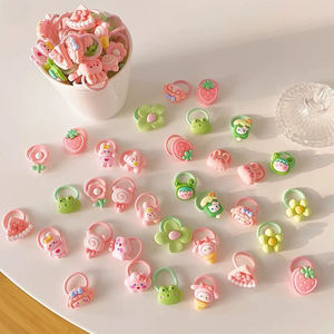 Acrylique fait à la main 24 grilles perlées autour éducatif bricolage perles filles enfants jouets pour Bracelet fabrication de bijoux collier perles Kit - Product Image 4