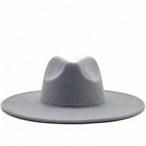 Sombreros Fedora de Fieltro de Lana Personalizados de Alta Calidad para Hombre, Unisex, Venta al Por Mayor - Product Image 2