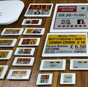 Professional Custom Multi Inch High Quality Smart Electronic Shelf Label Esl E-<b>Paper</b> Display Digital E-Ink Price Tag For Shop - Product Image 1
