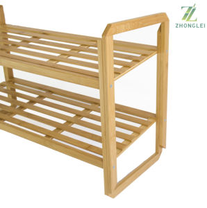 <span class=keywords><strong>Maison</strong></span> bon marché Populaire Salon Chambre Personnalisé Étagère À Chaussures En Bambou - Product Image 5