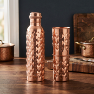 Juego de Botellas de Cobre Ecológicas Premium, Aislamiento Térmico, Revestimiento Anticorrosión, Caja de Regalo Personalizada, Aptas para Lavavajillas, 100% Ecológicas - Product Image 6