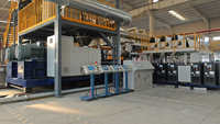 Machine d'extrusion et de coulée de feuilles et plaques en PP, PE, TPO, EVA, PVC, TPE, TPU, TPR, HDPE de 2m à 4m avec contrôle PLC - Chine