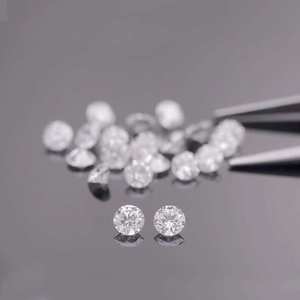 เพชรเม็ดเดี่ยวทรงกลมเจียระไนแบบบริลเลียนท์ สีขาว CVD ผลิตในห้องปฏิบัติการ คุณภาพ VVS1 งานแฮนด์เมด ขายส่งสำหรับทำเครื่องประดับ แหวน จี้ - Product Image 2