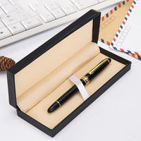 Schwarzer Kugelschreiber mit individuellem Logo Werbe-Stifte Geschenkboxen für Männer Frauen Unterschrift Executive Business