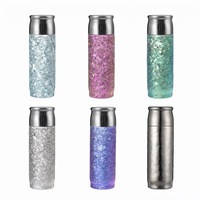 Mug à café en titane à double paroi pour filles, 420 ml, bouteilles d'eau isolées sous vide, gobelet en titane pur, ensemble cadeau