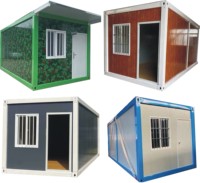 Maison modulaire amovible de 20 pieds, structure en acier, pour salon, idéale comme conteneur