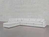 Neu eingetroffen: Modernes L-förmiges Wohnzimmer-Sofa, Cloud-Ecksofa, modulares Lounger-Sofa, Sektionssofa