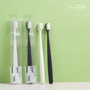 10000+ Superfine Ultra Soft Bristles Toothbrush Customized Solid Color Extra Soft Adult Toothbrush
