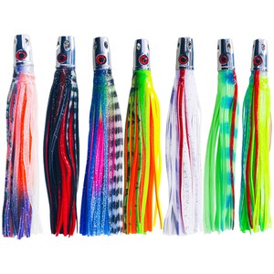 Señuelo de pesca de calamar de acero inoxidable de 6.5 pulgadas y 55 g para agua salada, cebo de fondo para pesca. - Product Image 1