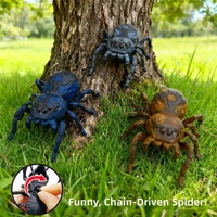 Jouet à remonter araignée simulée transfrontalière pour enfants, modèle d'insecte mobile rampant amusant pour farces