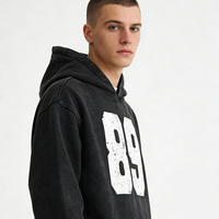 Sweat-shirt à capuche unisexe oversize vintage en coton, coupe ample, sportif, hiver, éco-responsable, avec poches, pour homme, basketball