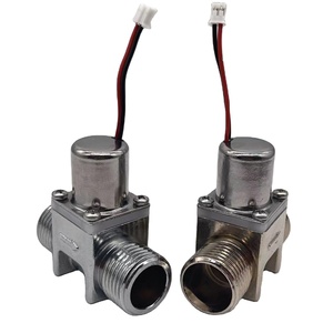 Transl G1/2 G3/4, rosca macho y hembra de latón, válvula <span class=keywords><strong>solenoide</strong></span> de agua de enclavamiento para el hogar, cocina, grifo, protector de fugas - Product Image 5