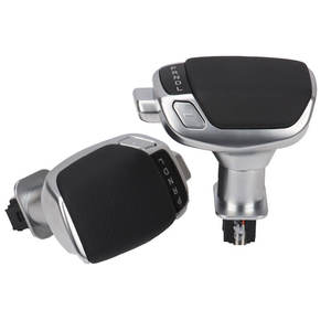 Pommeau de levier de vitesse en alliage d'aluminium ergonomique pour Nissan Teana, pommeau de levier de transmission automatique avec revêtement en cuir véritable - Product Image 5