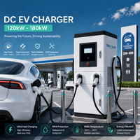 Borne de Recharge Commerciale pour Véhicules Électriques 43kW-100kW CCS2 GBT OCPP IP55 Étanche Protection Intelligente Contre la Foudre Gestion de Flotte WrightCharge