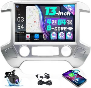 13.1 inch <span class=keywords><strong>Android</strong></span> đài phát thanh xe 2K màn hình cảm ứng stereo với Carplay <span class=keywords><strong>Android</strong></span> tự động cho GMC Sierra Silverado 2015-2020 8 core <span class=keywords><strong>4</strong></span> + 64GB - Product Image 2