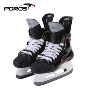 Patins à glace en fibre de carbone avec porte-lame avancé, ultralégers, anti-impact, pour joueurs seniors et intermédiaires - Product Image 1