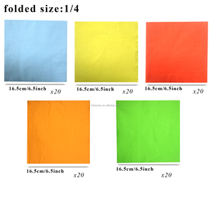 Kerstdecoratie kerstman thema weefsel aanpasbaar patroon kleuren partij wegwerp servetten - Product Image 4