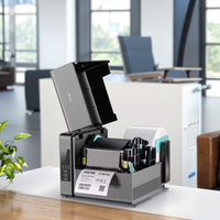 Descuento Postek E200 Impresora de Código de Barras de Escritorio 203dpi 6ips Impresora Térmica de Transferencia para Etiquetas de Joyería Tienda Estudio