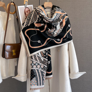 <span class=keywords><strong>Scialle</strong></span> <span class=keywords><strong>di</strong></span> lusso stile coreano stile Jacquard stile Jacquard donna autunno inverno caldo a scacchi blocchi <span class=keywords><strong>di</strong></span> colore imitazione <span class=keywords><strong>di</strong></span> Cashmere sciarpa - Product Image 5