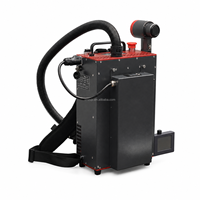 Machine de nettoyage au laser à impulsions 300W légère avec batterie au lithium et design sac à dos