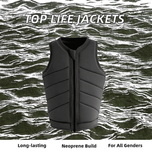 เสื้อชูชีพโฟมพีวีซีทำจากนีโอพรีนปรับแต่งได้พร้อมคำวิจารณ์ที่ดีสำหรับกีฬาโต้คลื่นและกีฬาทางน้ำอื่นๆ - Product Image 2