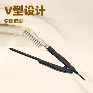 Hair Straightener Comb <b>Titanium</b> Alloy Wet Dry Use For Straightening Hair - Product Image 5