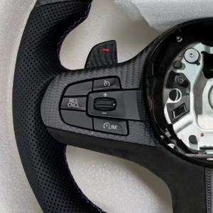 Volante de Fibra de Carbono con LED para <span class=keywords><strong>BMW</strong></span> G20 G30 G21 G22 G23 <span class=keywords><strong>320i</strong></span> 325i G11 G20 G21 G22 G80 G31 G32 G87, Accesorios de Auto en Gamuza - Product Image 2