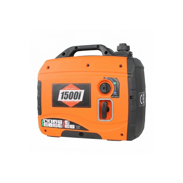 1.5kW 4-Stroke Eco-Friendly Camping 1500i Smart Inverter Generator Ultra-Lightweight Time Display Outdoor Event