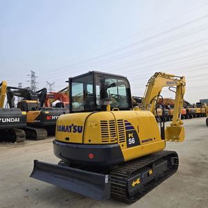 รถขุดตีนตะขาบคุณภาพสูง 5 ตัน รุ่น KOMATSU PC56 รถขุดขนาดเล็ก KOMATSU PC56 สำหรับขาย - Product Image 3