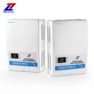 Monofásico 10KVA 12KVA Wall Mount Baixa tensão 110V a 260V Servo Voltage Regulators Estabilizadores