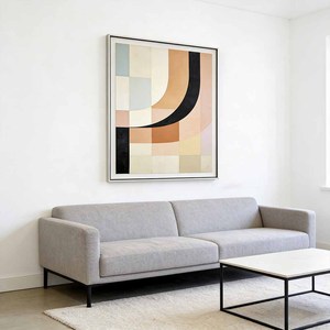 Peinture sur toile abstraite moderne de style minimaliste, <span class=keywords><strong>affiche</strong></span> encadrée, huile sur toile pour décoration murale - Product Image 2