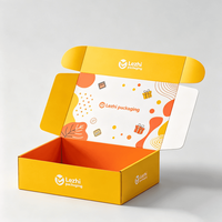 Échantillon gratuit d'emballages d'expédition biodégradables personnalisés, boîtes de courrier écologiques, boîtes de courrier cadeaux avec logo