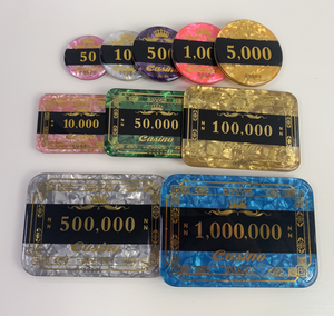 Cristal/póker/Casino/juegos/fichas de póker personalizadas - Product Image 5