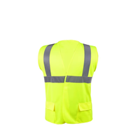 Gilet de sécurité respirant à manches courtes et haute visibilité en polyester Offre Spéciale