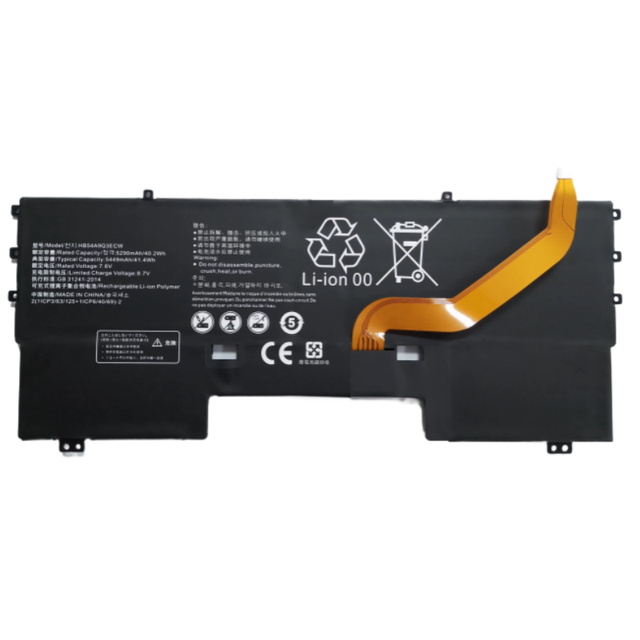 REAL CAP Replacement Laptop Battery HB54A9Q3ECW for Huawei MateBook X WT-W09 Notebook WT-W19 Computer Lithium Ion Battery Peck