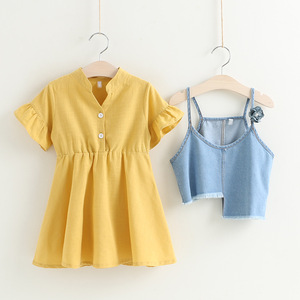 ชุดเดรสเด็กผู้หญิง แต่งระบาย ชุดเด็กผู้หญิง ชุดเซ็ตจากร้านค้าออนไลน์ - Product Image 3