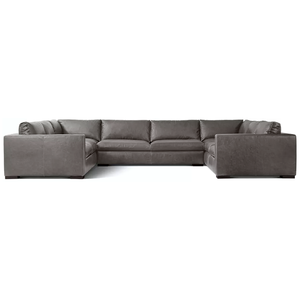 Divano di Alta Gamma <span class=keywords><strong>Modena</strong></span> con Braccioli Affusolati per <span class=keywords><strong>Ufficio</strong></span> e Soggiorno, Set di Divani Personalizzabili con Cuscini in Pelle e Struttura in Legno Massello - Product Image 5