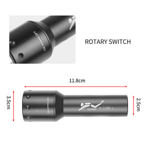 T6 LED Diving <b>Flashlight</b> 18650 <b>Rechargeable</b> Aluminum Alloy Rotary Switch Underwater Light - Product Image 5