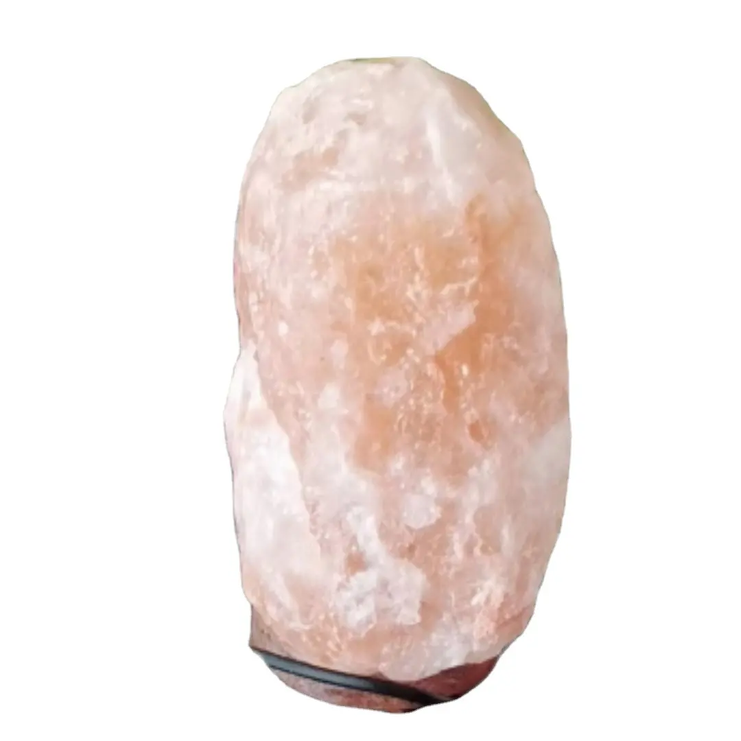 Lâmpada de cristal de sal decorativa para uso doméstico, forma natural pura do Himalaia, lâmpada noturna com controle e dimmer