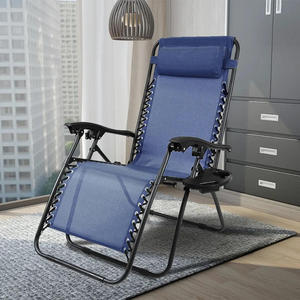 <span class=keywords><strong>Chaise</strong></span> <span class=keywords><strong>de</strong></span> <span class=keywords><strong>jardin</strong></span> pliante inclinable et sans gravité pour l'extérieur <span class=keywords><strong>Chaise</strong></span> <span class=keywords><strong>longue</strong></span> <span class=keywords><strong>de</strong></span> plage avec porte-gobelet - Product Image 2