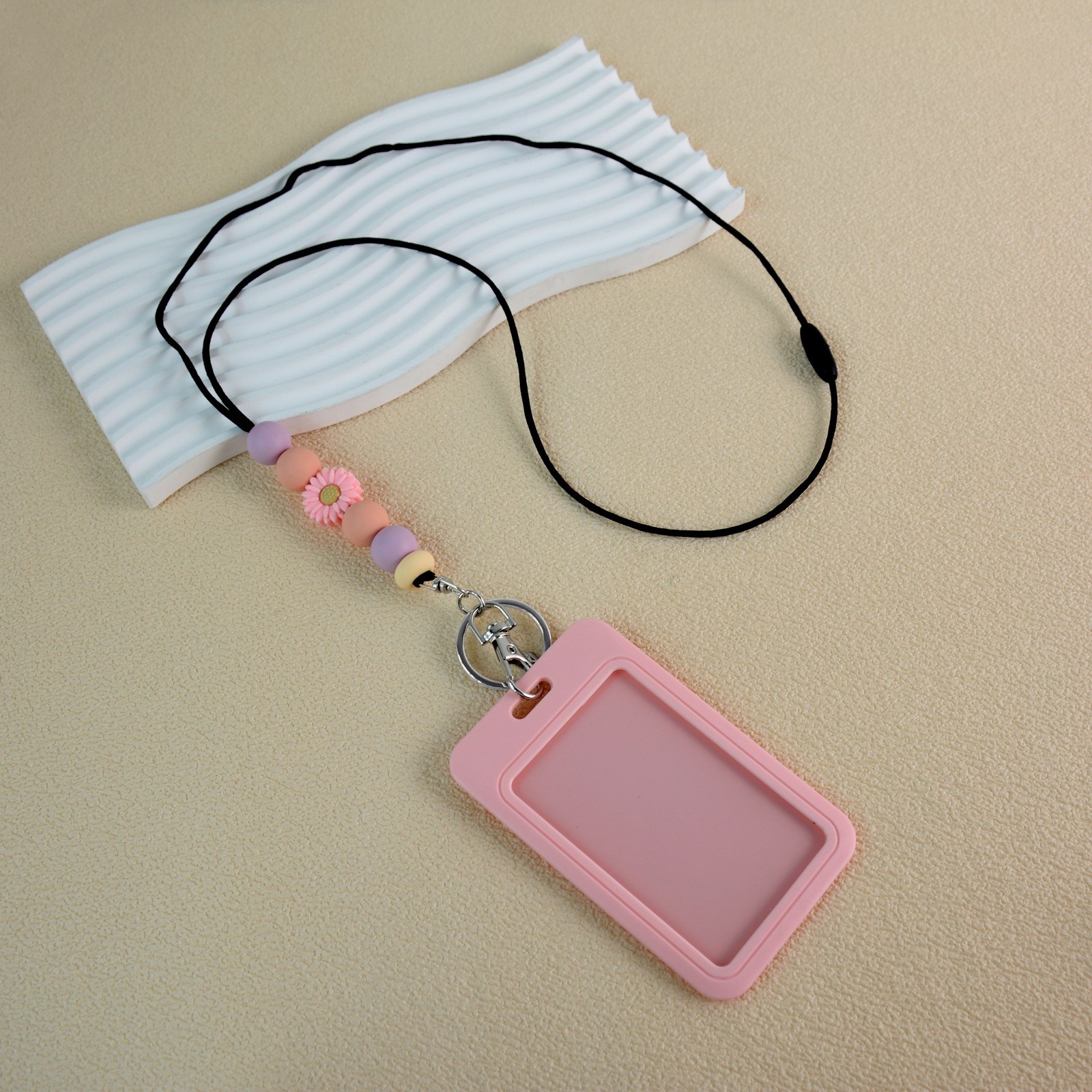 Wholesale China Multi-colors Durable Waterproof Silicone Lanyards for ID Card & Certificate Accessories Image 3