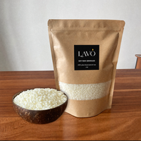 Gránulos de cera de soja natural orgánica para hacer velas al por mayor, no tóxicos, veganos, sin parafina, ecológicos, directo de fábrica, 25 KG